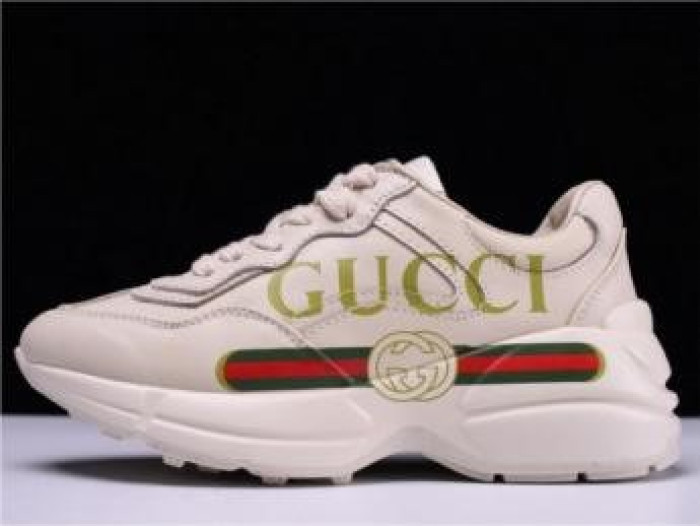 G*u*i logo rhyton vintage trainer sneaker 500877 drw00 9522