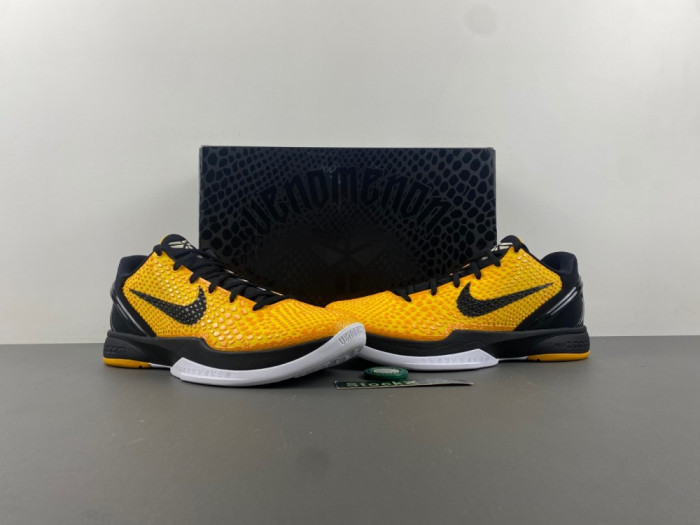 NIKE KOBE 6 PROTRO “LIGHTBULB” BLACK YELLOW 429659-700