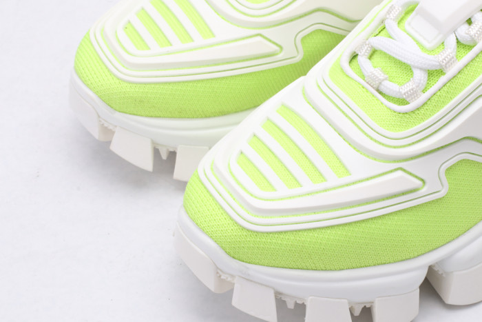 PRAD CLOUDBUST THUNDER KNIT GREEN AND WHITE